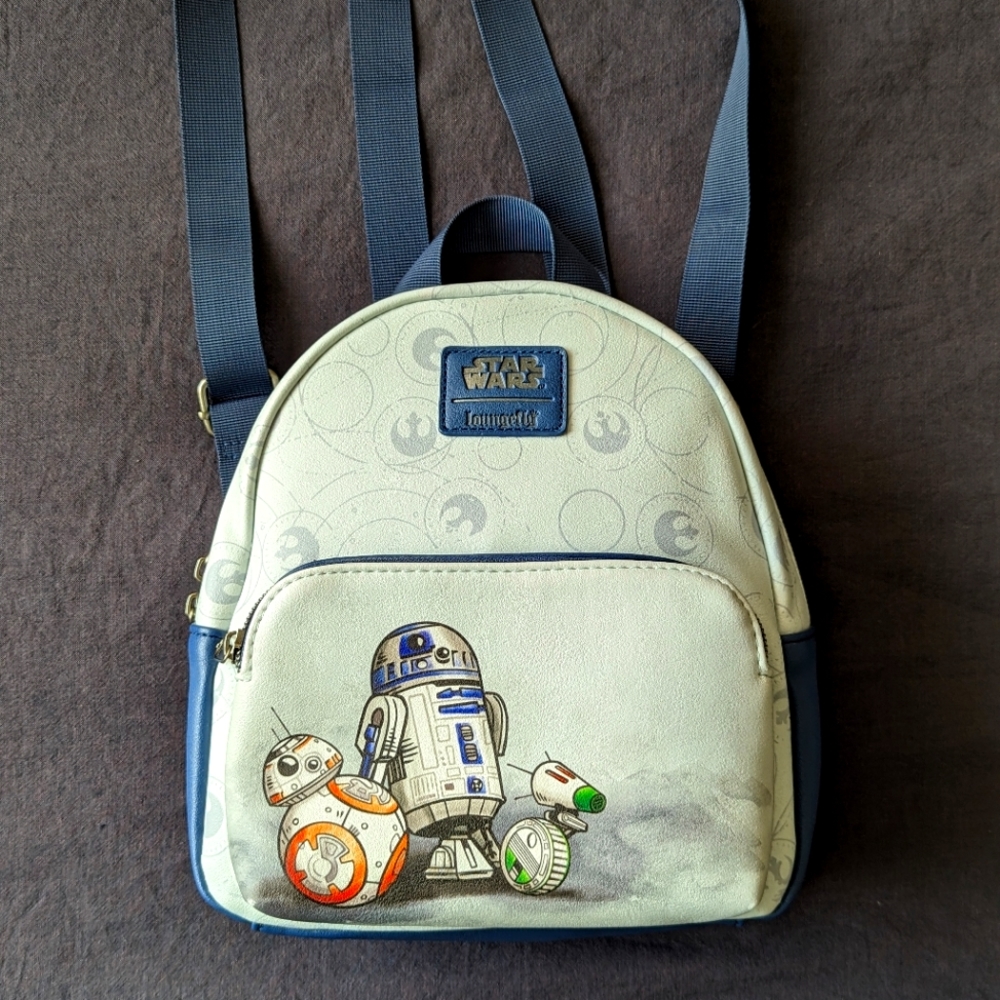 Loungefly Star Wars R2D2 and BB8 Mini Backpack